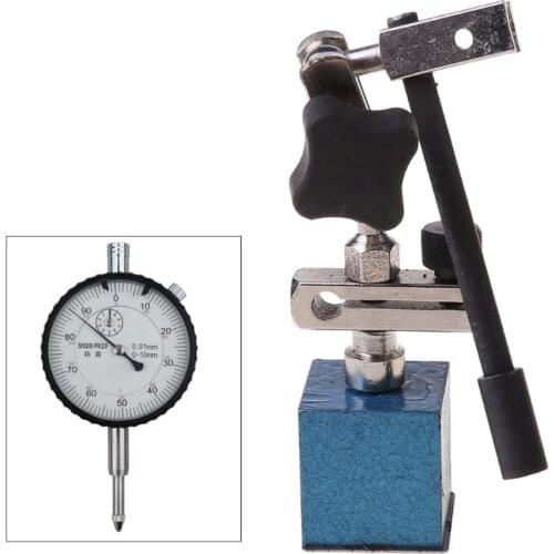 215mm Height Level Dial Test Gauge Indicator Rotary Magnetic Stand Base Holder