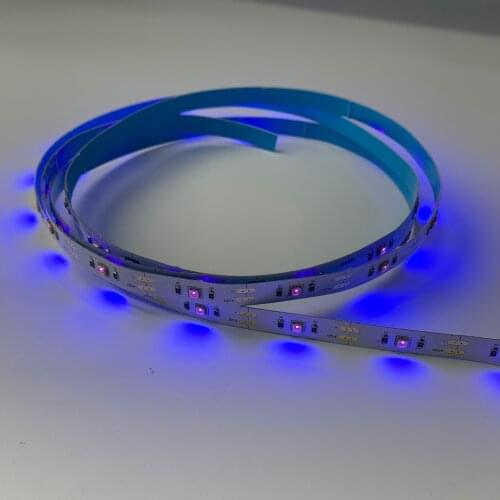 [Seven Neon]DC12V 7.2W/m 30leds/m 10mm FPBC 3535 UVC+UVA 270-280NM/395-400NM Germicidal Ultraviolet Purple Led SMD Strip