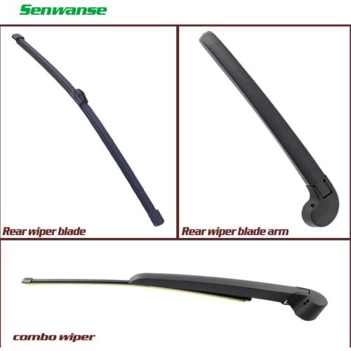 Senwanse Rear wiper bade arm for Audi A3 2013 Onwards rear windshield windscreen wiper blade