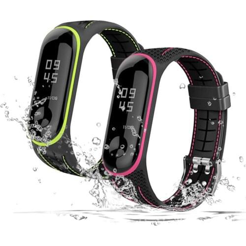 Silicone Wrist Strap For Xiaomi Mi Band 3 4 5 Bracelet Sport Silicone Strap For Xiaomi Mi Band 3 4 5 Sport Band Watch
