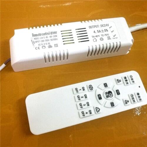 AC220V IN 24V OUT 108w led STRIP 2.4G remote control low voltage power supply