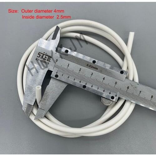 10 Meters Soft Hose Pipe 4*2mm White Silicone Ink Tube For Mimaki Roland Mutoh Printer Eco Solvent Water Based Ink Pump Tubing