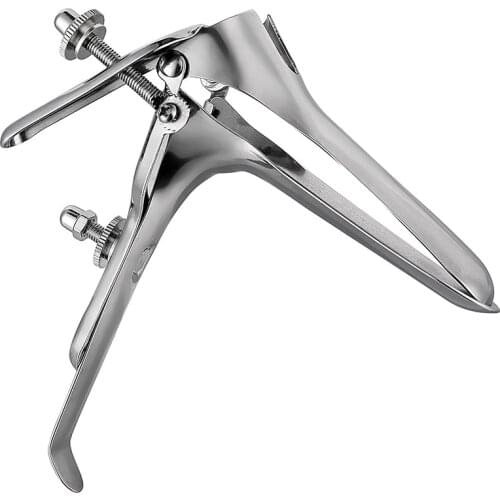 1PCs Stainless Steel Vagina Expansion Device Adult Genitals Anal Vaginal Dilator Colposcopy Speculum Medical Feminine Hygiene