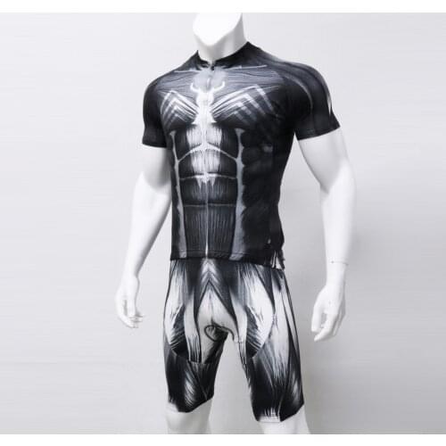 Venom printing Cycling jerseys mountain bike Clothing Men Short Set Ropa Ciclismo Bicycle Wear Clothes Maillot Culotte
