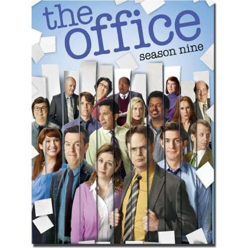 The Office TV Series Silk Fabric Wall Poster Art Decor Sticker Bright