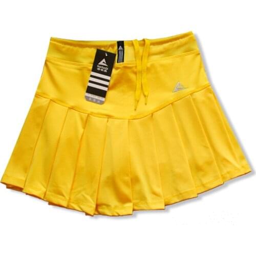 Womens Skirts Quick Dry Sport Badminton Wear Skirt Pleated Skorts Pocket Tennis Skirt with Safety Shorts