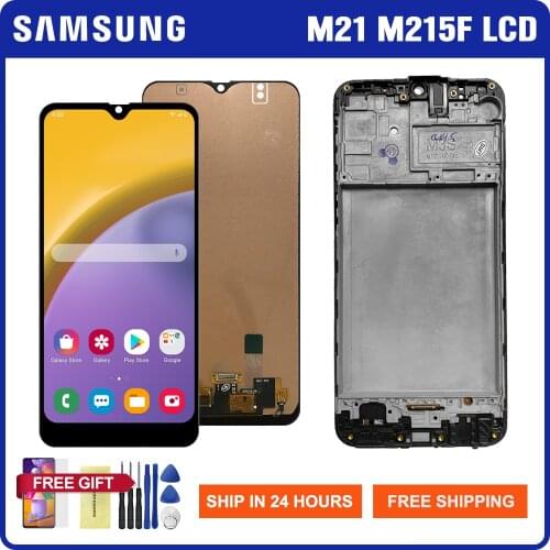 Lcd Screen For Samsung Galaxy M21 SM-M215F SM-M215F/DS SM-M215F/DSN LCD Display Touch Screen Digitizer Part For Samsung M21