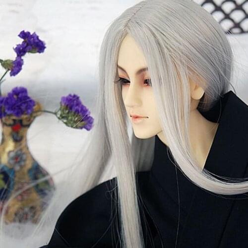 1/3 Bjd SD Doll Wig High Temperature Wire 50CM Long Fashion Straight BJD Super Dollfile Hair Wig