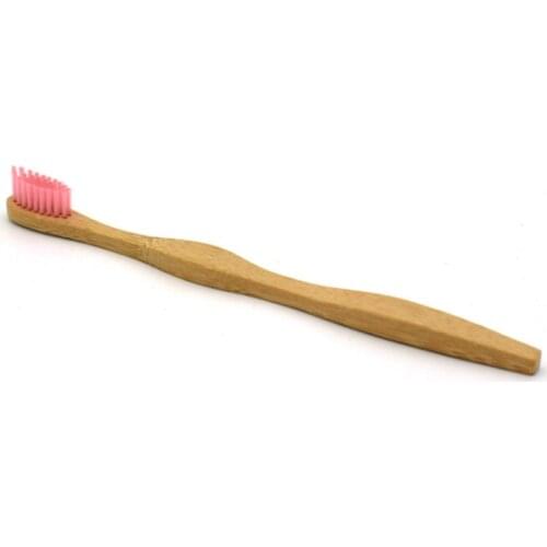 2 pcs Eco-friendly Bristles Organic Natural Charcoal Infused Bamboo Toothbrush for children (1134)