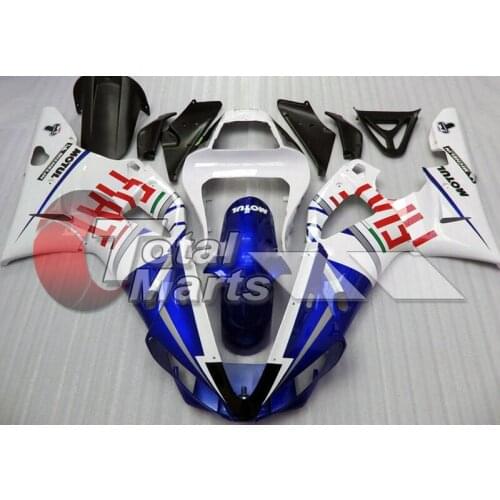 4Gifts New ABS Whole Motorcycle Fairings kit Fit for YZF-R1 R1 2000 2001 fairing 00 01 Custom Free red blue FIAT