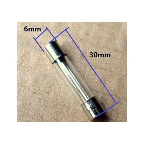 6X30 250V 0.5A 1A 2A 3A 250V3A Fast Blow Glass Fuse 6mm x 30mm 4A 5A 6A 7A 8A 9A 10A 12A 15A 20A 30A 10PCS/LOT