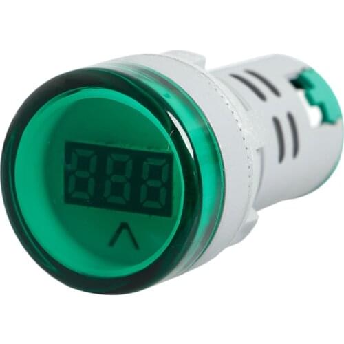 AIMOMETER 22 MM AC 60V-450V Digital Display Voltmeter Lights Combo Indicator
