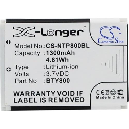 Cameron Sino 1300mAh Battery BTY800 for CipherLab 8000, 8200,8300,CPT-8300, For Newland NLS-PT800,NLS-PT850,NLS-PT850B,NLS-PT853