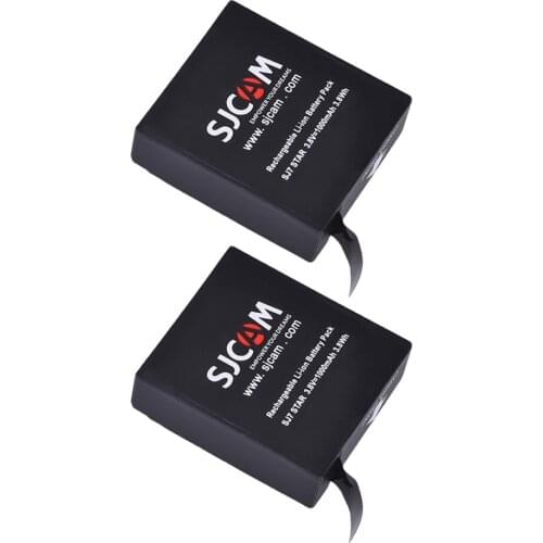 Tectra 2pcs 1000mAh 3.8V Battery for SJCAM SJ7 Sports DV Camera Action Sports Camera