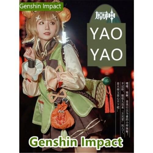 Anime Game Genshin Impact Yaoyao COSPLAY Clothes, New Characters And New Looks, Cute And Charming, Just Dress Up If You Like Her