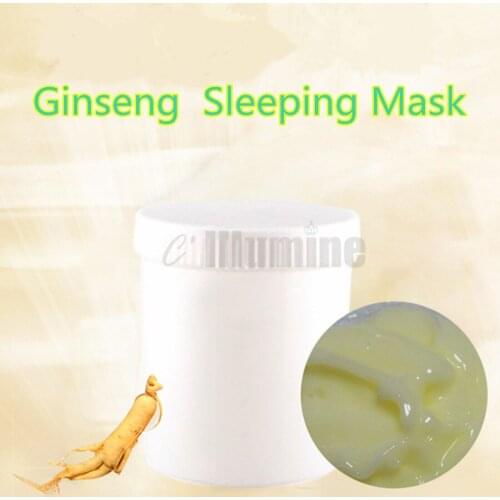 Ginseng Antioxidant Ultra-Moisturizing Whitening Replenishing Sleeping Mask Cosmetics OEM 1000g Beauty Salone Equipment