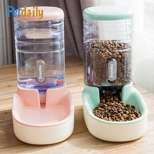 Automatic Pet Dog/Cat Feeder, 3.8L Large Capacity dog/cat Food and Water Dispenser, Food Container For Small/Medium/Large Dogs