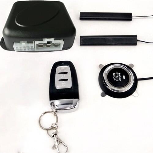Car Switch Keyless Entry Engine Start Alarm System with One Remote Controller Push Button Remote Starter Stop Auto Anti-theft