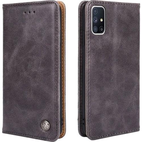 Cover For Samsung Galaxy M51 6.7inch Cover Flip Leather Cases M51 Side fingerprint version Cell Phone Cover case SM-M515F/DSN
