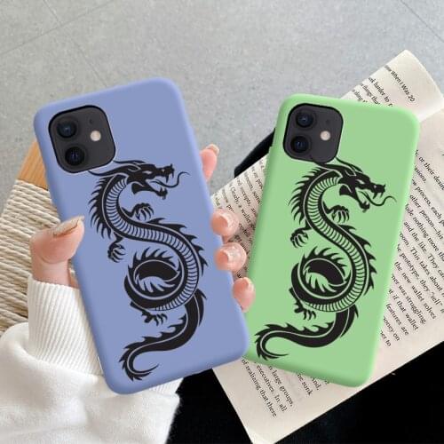 Dragon Animal Pattern Tpu Phone Case For VIvo Y20 Y20i Y30 Y95 Y52S Y31S Y73S Y85 Y93 Y81 Y81S Y83 Coque Soft Back Cover