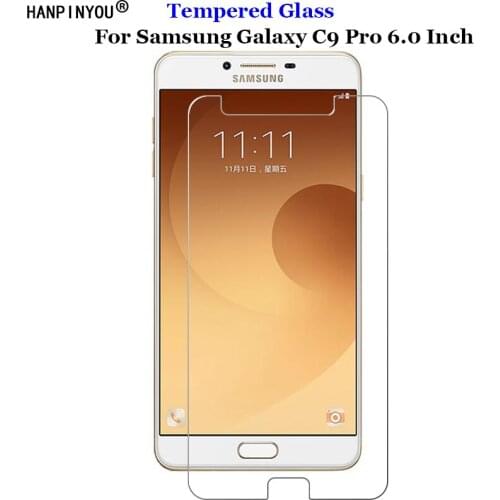 For Samsung Galaxy C9pro Tempered Glass 9H 2.5D Premium Screen Protector Film For Samsung Galaxy C9 Pro C9000 6.0"