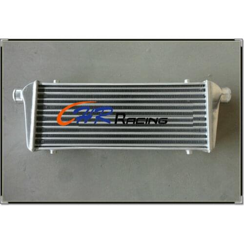 FOR Universal TURBO ALUMINUM INTERCOOLER 550 x 230 x65mm 2.25" IN/OUTLET Bar & Plate