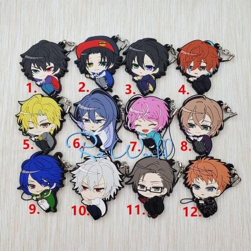 HypnosisMic -Division Rap Battle DRB Original Japanese anime figure rubber Silicone mobile phone charms/key chain/strap