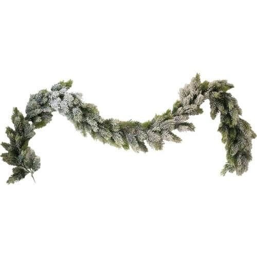 Artificial Christmas Wreath Desktop Decor Cedar Belt Pine Plants Restaurant Party Window Decoration Rattan Pine Leaves Floral