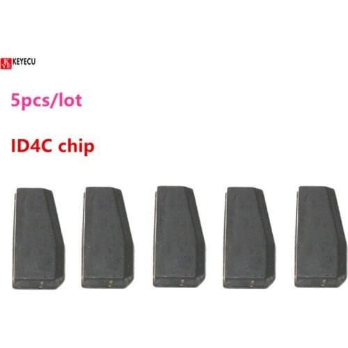 Keyecu 5pcs Transponder Chip ID4C Carbon Chip auto blank ID4C carbon transponder chip TP07 ID:4C chip for Ford for Toyota