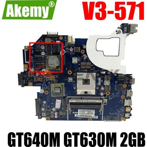 For Acer aspire V3-571 V3-571G E1-571G Laptop Motherboard HM77 DDR3 NBRZP11001 Q5WVH LA-7912P GT640M 2GB 100% test work