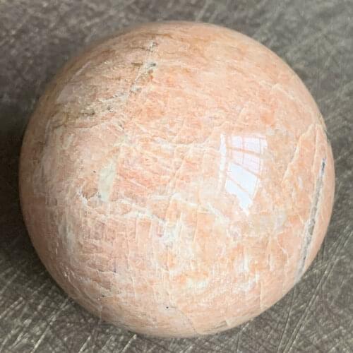 Natural crystal ball orange daylight stone ball