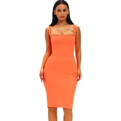 New Arrival 2018 Womens Sexy Corset-Style Back Lace Up Dress With Sleeveless Vestido Spaghetti Strap Midi Dresses