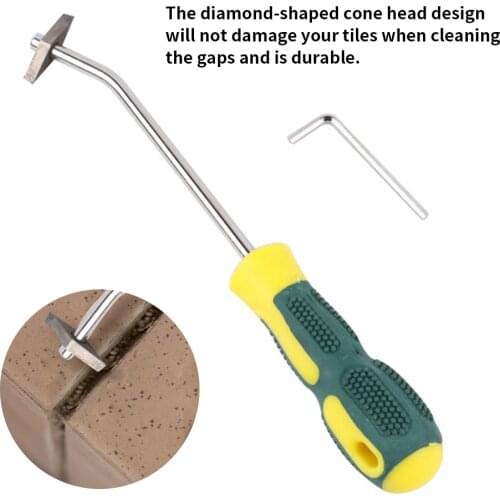 Professional Ceramic tile grout remover Tungsten Steel Tile Gap cleaner Drill Bit for Floor Wall seam Cement Cleaning hand Tools