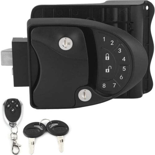 Automobiles car accessories RV Keyless Entry Door Lock Handle Keypad Fob with 20M Remote Control for Caravan Camper