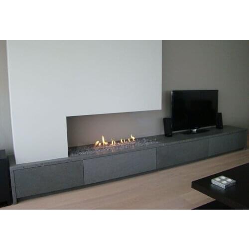 On sale 30 inch electric double side fire place bio ethanol burner
