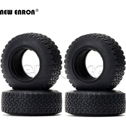 4Pc 1.55 Inch 78*46mm Soft Rubber TerrainWheel RC Tires for 1/10 RC Crawler Car Axial AXI90069 Tamiya LC70 MST JIMNY YETI D90