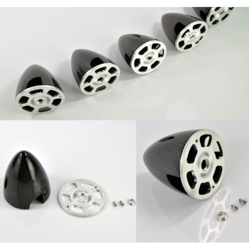 1pc Carbon Fiber Spinner For RC Electric Airplane 2 Blades Propeller 1.75 2 2.25 2.5 3 3.5 4 inch