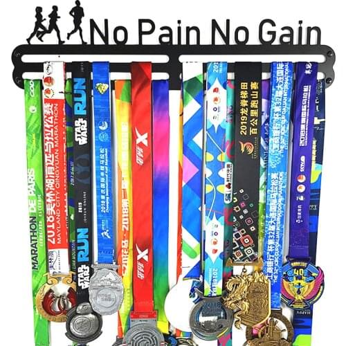Medal Display Rack Wall Mounted Metal Holder Support Sports Military Race Badges Marathon Storage Hanger Runners Creative Gift