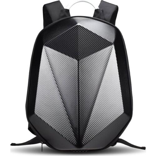 Carbon fiber pattern bag motorcycle backpack helmet storage bag motobike bag for Hyosung Triumph Victory Benenlli Indian Aprilia
