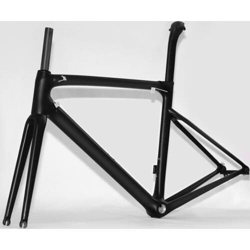 TFSA Full Carbon Fiber Road Bike Frame Racing Bike Carbon Fiber Frame Bicycle Matte Bike Frame