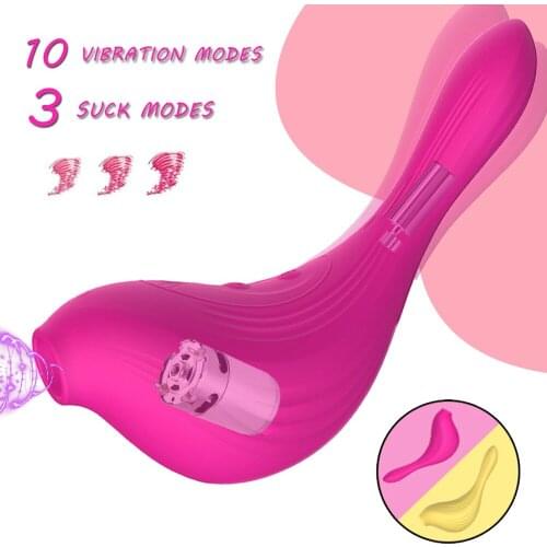 Vaginal Sucking Vibrator G Spot Massage Dildo Vibrator Nipple Clit Stimulator Adult Sex Toys for Women Masturbation Oral Sucker