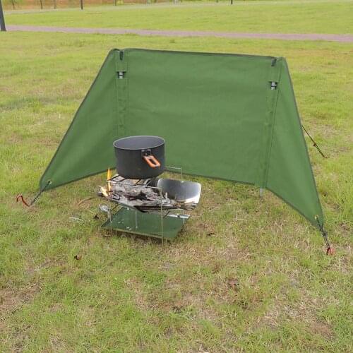 Camping Windscreen Outdoor Camping Barbecue Picnic Wind Blocker Burning Curtain Windshield Picnic Screen Curtain