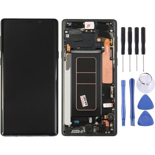 LCD Screen and Digitizer Full Assembly with Frame for Galaxy Note9 / N960A / N960F / N960V / N960T / N960U