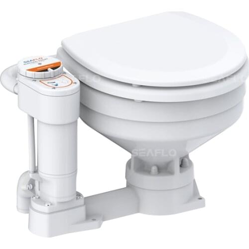 12V/24V Electric Conversion Marine Boat Toilet 490 x 445 x 430 mm Seaflo