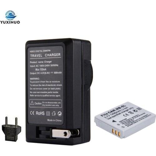 1400mAh NB-5L NB5L Camera Battery + AC Charger for Canon IXUS 800 IS 850 900 TI 950 960 970 980 S110 SX200 SX210 SX220 CB-2LXE