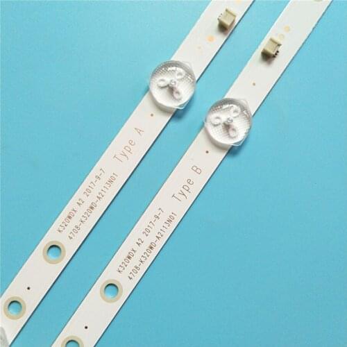 30 PCS/lot LED backlight strip for For PANASONIC TX-32FR250K Sharp 2T-C32ACSA K320WDX A1 A2 4708-K320WD-A2113N01 K320WD-A1113N11
