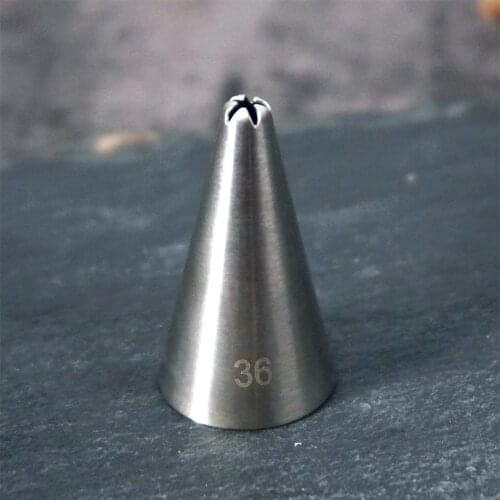 #36 Piping Nozzle Cake Decorating Tip Stainless Steel Fondant Decorating Nozzle Icing Tip Baking & Pastry Tools