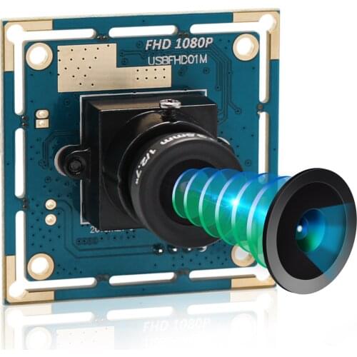2MP Full HD OV2710 OEM MJPEG 30fps/60fps Cmos OV2710 Free Driver 1080p usb Board Camera Module with 3.6mm lens ELP-USBFHD01M-L36