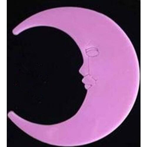 Wall Stickers Childrens Room Decoration Luminous 8cm Luminous Little Moon Patch Childrens Room Romantic Full