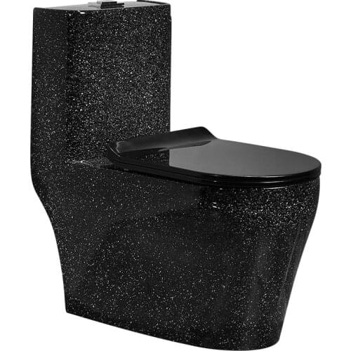 Baixinyis new ceramic color toilet household toilet mute high impulse creative small apartment toilet